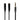 Gizzu 3 Pole Audio Splitter Cable Black
