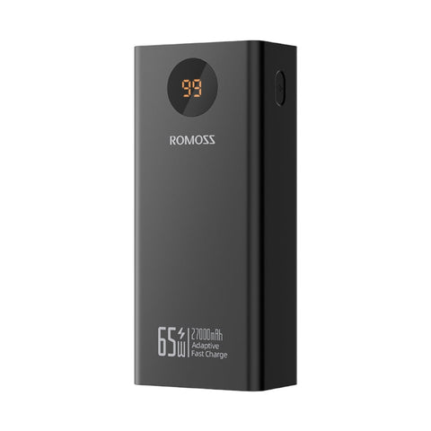 Romoss Pea27 S Pro 27000m Ah 65 W Fast Charge Power Bank Black