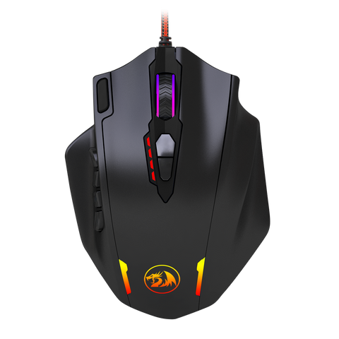 Redragon Impact 12400 Dpi Mmo Gaming Mouse Black