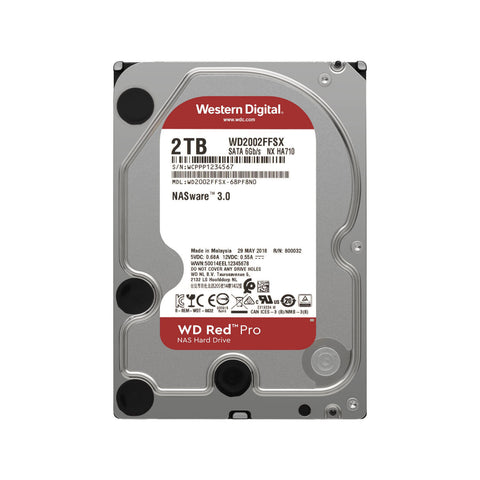 WD Red Pro NAS 2TB 3.5" SATA Internal HDD