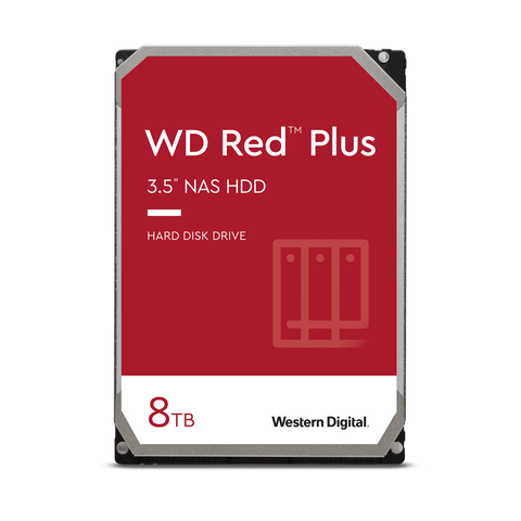 WD Red Plus NAS 8TB 3.5" SATA Internal HDD